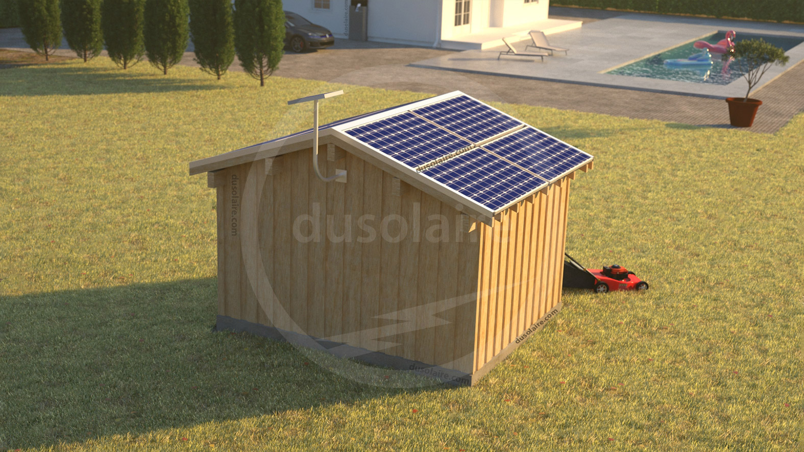 Bâtiment en bois solarisé - Pepito